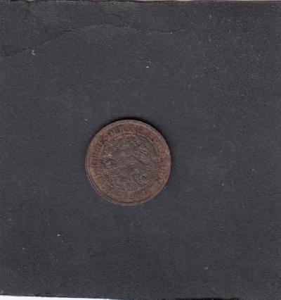 Beschrijving: 1 Cent WILHELMINA 